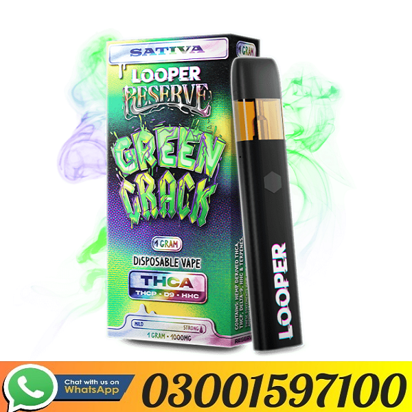 Looper Reserve 1G Green Crack Strain vape Price In Lahore - 03001597100 | ETSYPAKISTAN.COM