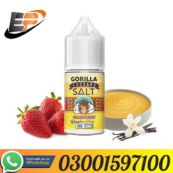 GORILLA CUSTARD Salt Nicotine 30ml Vape Juice In Gujranwala- 03001597100