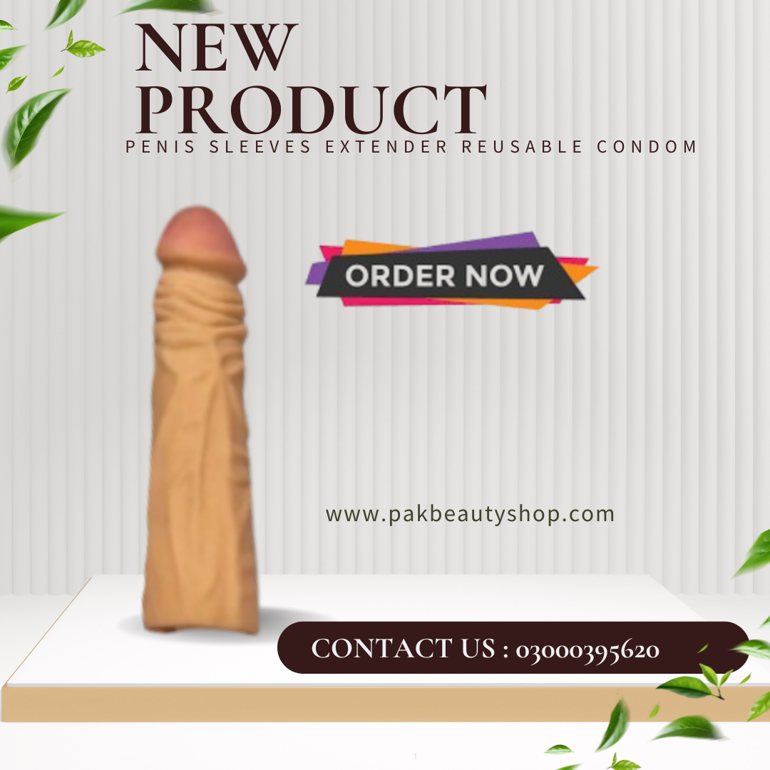 Penis Sleeves Extender Reusable Condom In Quetta : 03000395620