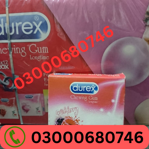 Durex Chewing Gum Long Time For Male & Female Price in Gujranwala 03000680746