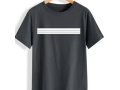 1pc-cotton-printed-unisex-t-shirt-black-small-0