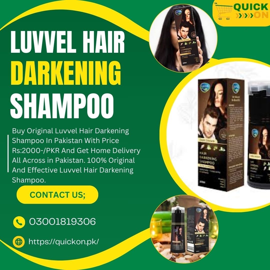 Luvvel Hair Darkening Shampoo Price in Pakistan | 03001819306