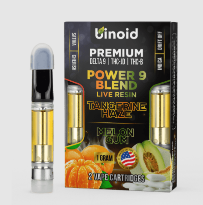 POWER 9 BLEND LIVE RESIN CARTRIDGE 2 PACK COMBO (LIMITED TIME SALE)