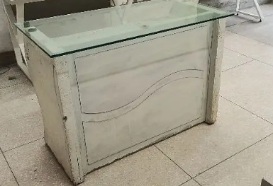 Table With 12mm Glass (pc,laptop,office,side & center purpose)