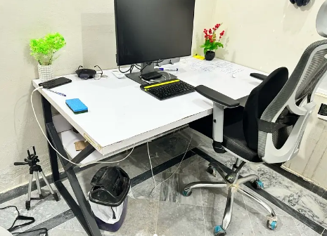 Productivity Workstation Table 2.5x5 ft Home Office Remote work